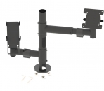Стенд 00806. Центральная стойка 400 мм, выдвижной рукав для монитора и крепление для Ingenico ICT 220